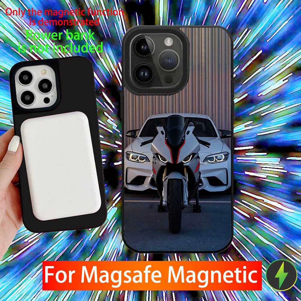 

Car and Motorcycle Phone Case For iPhone 16,15,14,13,12,11,Pro,Max,Plus,Mini,SE New Magsafe Magnetic Wireless Charging iPhone16se4