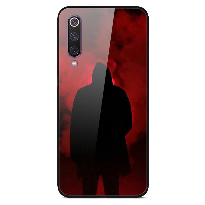 For Xiaomi Mi 9 Mi9 SE Tempered Glass Case Hard Cover Phone Case For Xiaomi Mi 9 SE Mi9 T 9T Pro Cases Redmi Note 9S 9 S Cover