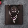 Set di Collana e Orecchini alla Moda in Stile Coreano: Accessori Perfetti per Matrimonio Sposa