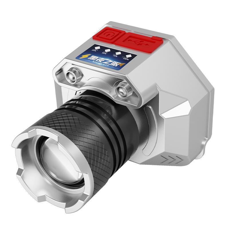 Rechargeable LED Headlamp: Super Bright, Strong Light for Outdoor, Mining & Night Fishing