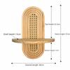 New Handmade Rattan Flower Shelf Boho Style Geometric Wall Mounted Shelves Decorative Floating Shelf Home Decor