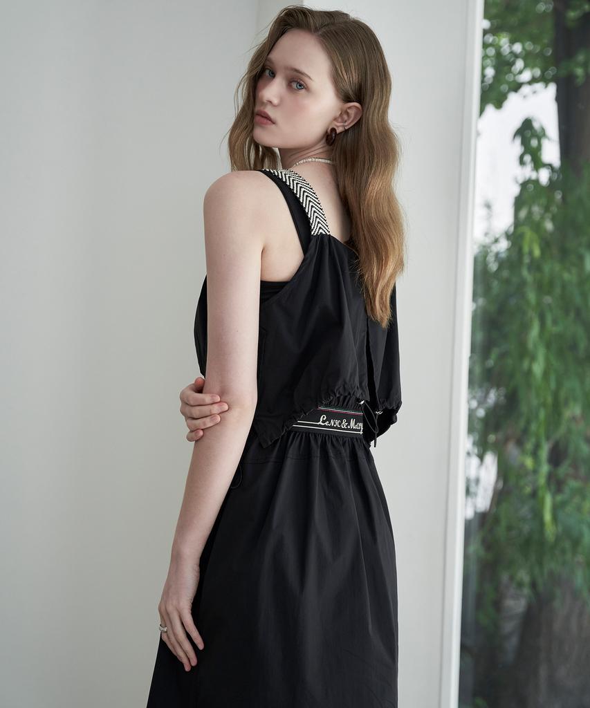 Leni And Mccoy Wing String Sleeveless Long Dress Mm08Op007Hjy