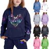 Halloween Kapuzenpullover Set für Kinder – Langarm Pullover für Jungen und Mädchen Kostüm