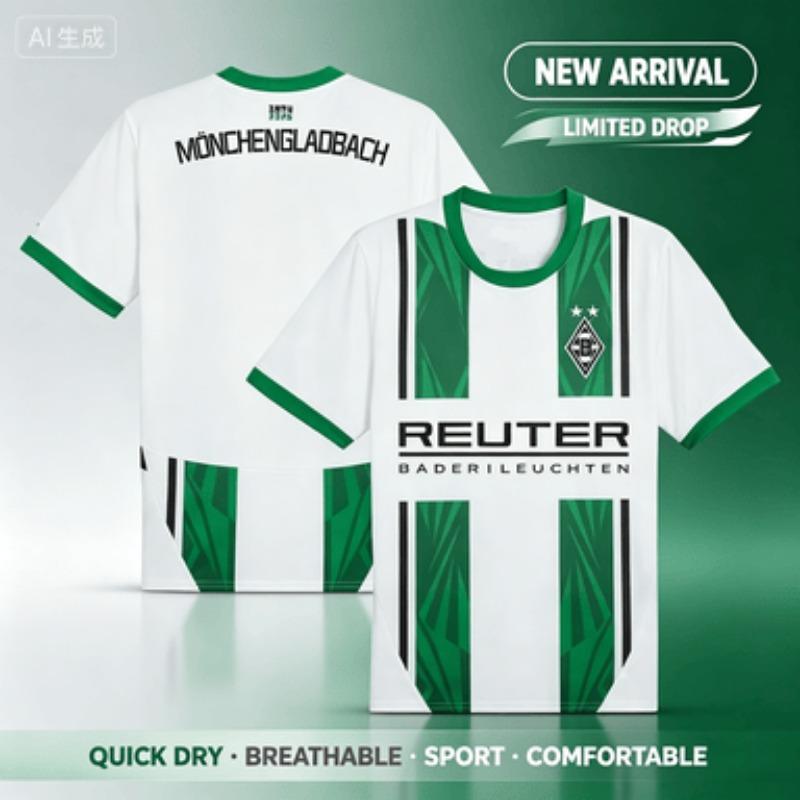 2026 Summer New Men's Football Team T-shirts Niche Explosion Football Sports Wear Quick Drying Sweat Absorption Jersey Beachwear