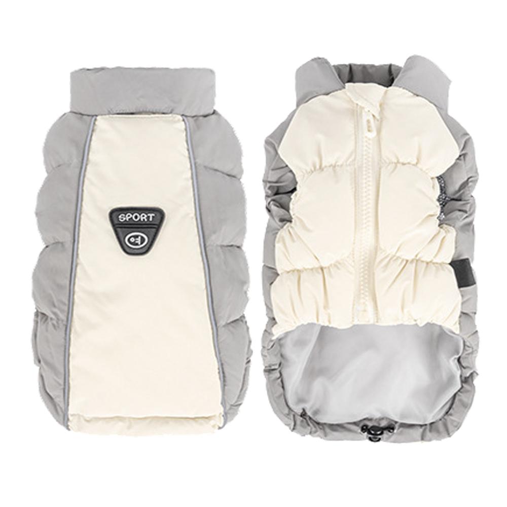 

Light Warm Pet Down Jacket for Small Medium Dogs Winter Puppy Dog Clothes Shiba Inu Beagle Coats mascotas Clothing manteau chien S-advise 1.5-2.5kg серый белый