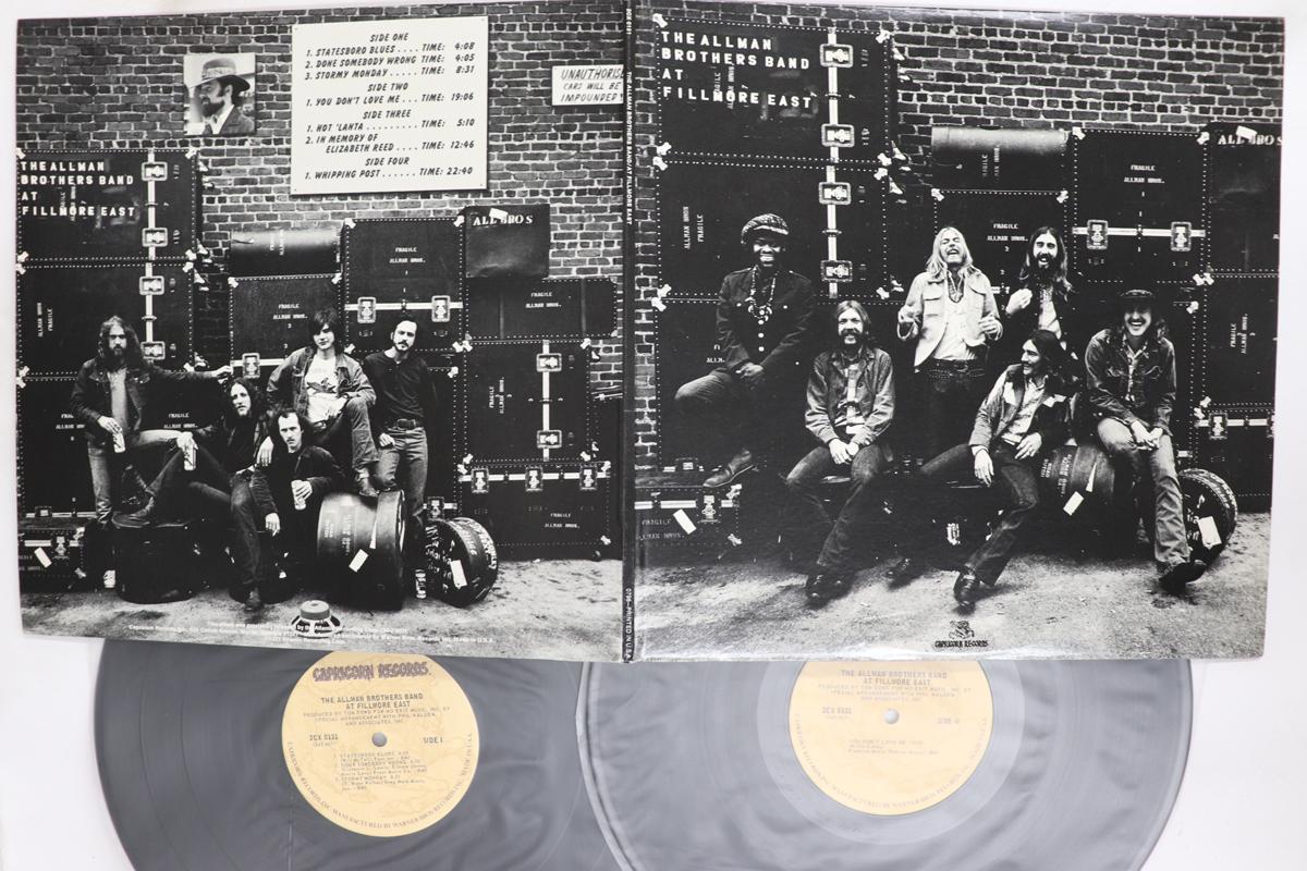 LP Record ALLMAN BROTHERS BAND  At Fillmore East 2CX0131 CAPRICORN 1974 US Rock Used