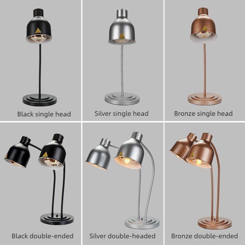 Food Heat Lamp Commercial Food Warmer Lamp Steady Heating Food Catering Electric Heat Buffet Parties Warming Lamp