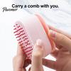 Air Cushion Hair Brush Self Cleaning Brush, Mini Portable Scalp Massage Care Comb Anti Static Detangling for Men Women