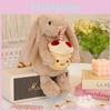 Jellycat Cute Rabbit Plush Doll Holding A Birthday Cake Design For Children Gift