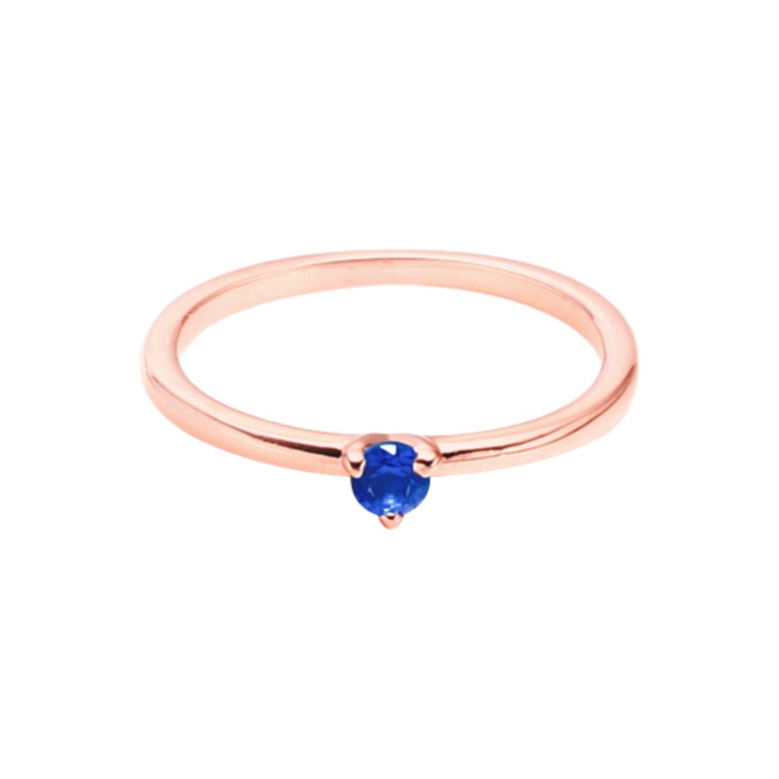 Pandora Star Blue Single Stone Crystal Ring Women ring 189259C04 48