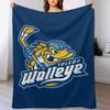 Toledo Walleye Throw Blanket All Season Soft Lightweight Blanket for Home