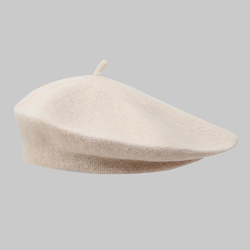Vintage Damen Mädchen Baskenmütze Künstler Winter Warm Einfache Mütze Kappe Kopfbedeckung Hüte Für Frauen Einfarbige Klassische Mütze Maler Baskenmützen