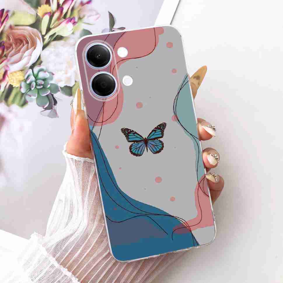 For vivo Y05 4G 6.74" Case Simple Cute Cartoon Cat Rabbit Silicone TPU Back Cover For Vivo y05 VIVO Y 05 4G Phone Cases Bumper