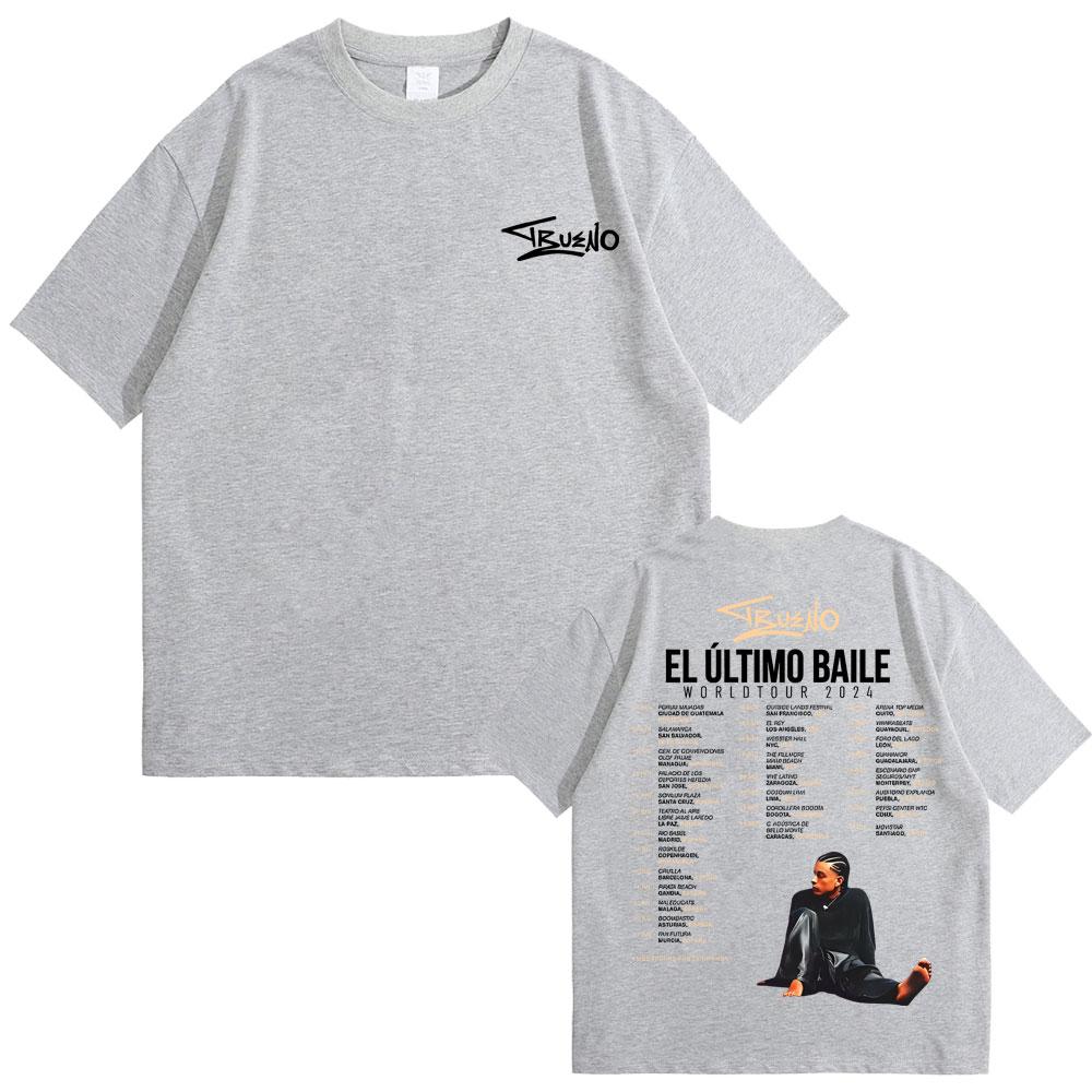 Rare Rapper Trueno El Ultimo Balie World Tour 2024 T Shirt Men Women Fashion Hip Hop Oversized T-shirts Men's Cotton T Shirts
