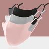 3Pcs Adjustable Washable Ice Silk Face Mask Resuable Dust-proof Anti Dust Filter Mouth Masks for Adults