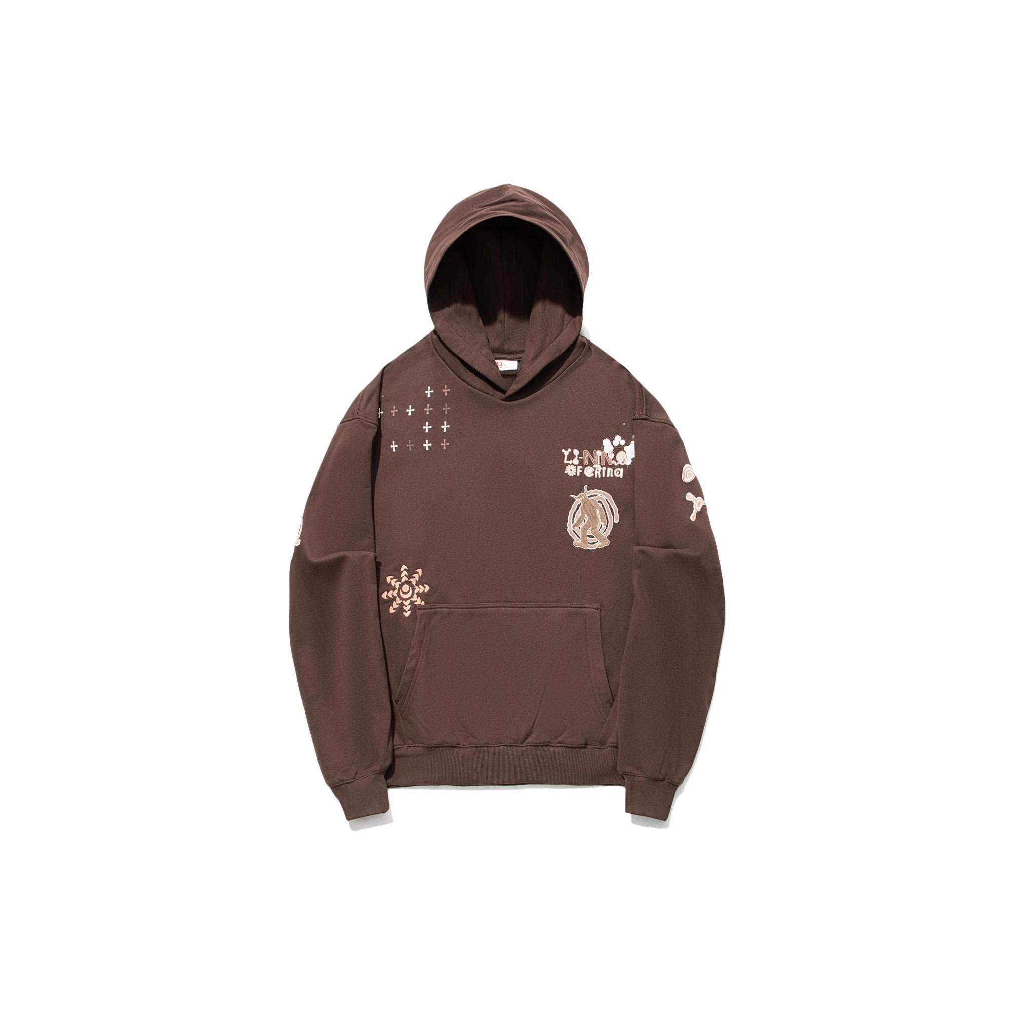 Li Ning Sweatshirt Unisex Earth Umber AWDT703-3 M