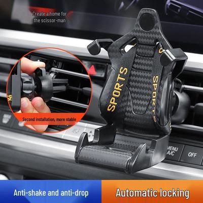 Multifunctional Gravity Air Vent Car Phone Holder for Navigation