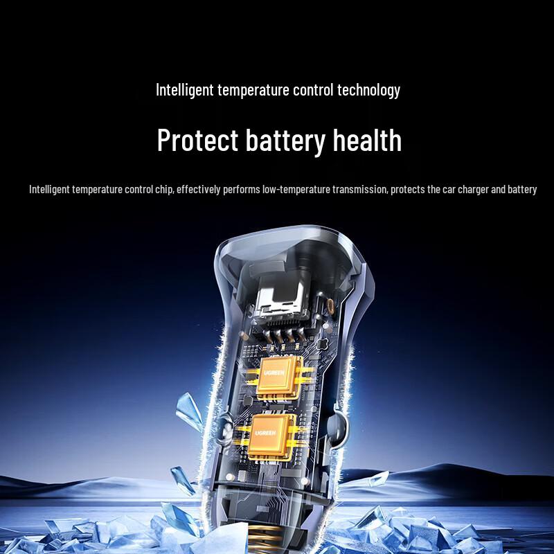 UGREEN Car Cigarette Lighter Fast Charger