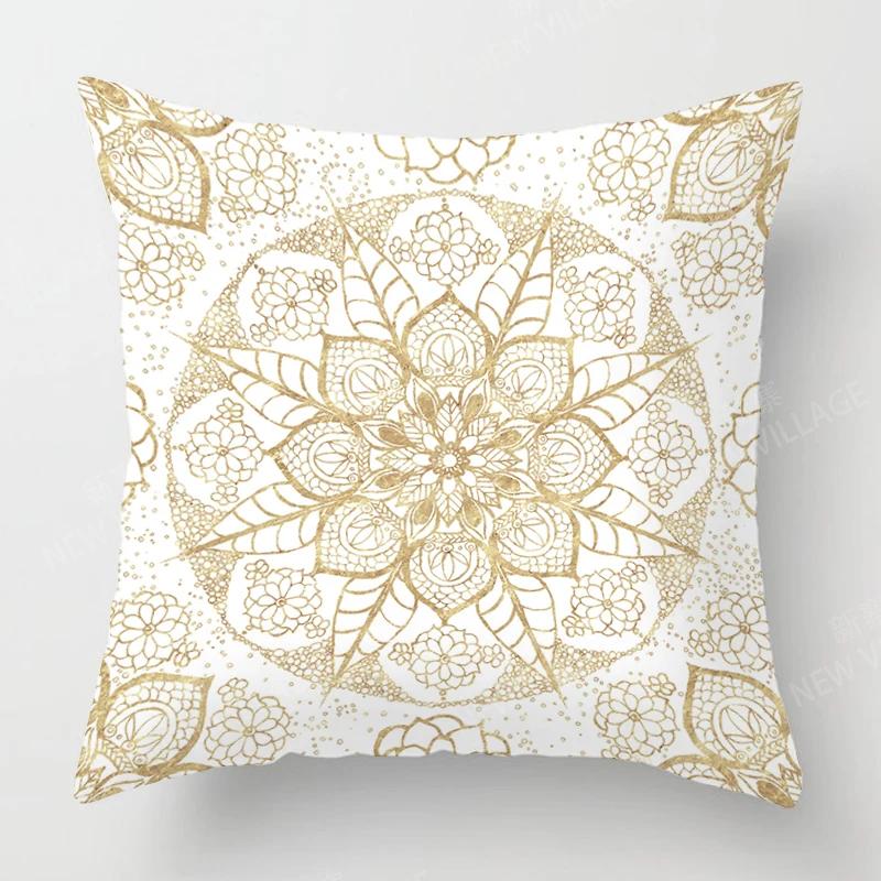Nordic Fall Home Decor Throw Pillowcase Sofa Cushion Cover Modern 45x45cm 45*45 50x50 60x60cm 40x40 Boho Living Room Aesthetics