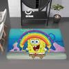 Children Animation S-Spongebob Kitchen Mat Kids Room Bedroom Decoration Balcony Anti-Slip Doormat Living Room Alfombra