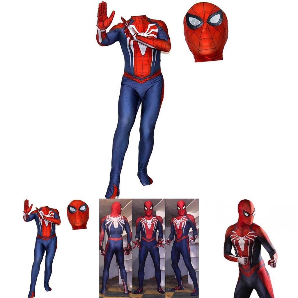 Costum Cosplay Ps4 Insomniac Spider-man Imprimat 3D Adult Copii Costum Spidey Zentai Cu Manoperă Exquisită Și Material Licra Respirabil
