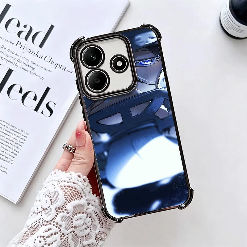 Bleach Kuchiki Rukia Plating Phone Case For Xiaomi Redmi Note 14 15 Pro Plus 13 12 11 11S 11T 10 9S 9 5G Anti-Fall Airabag Cover
