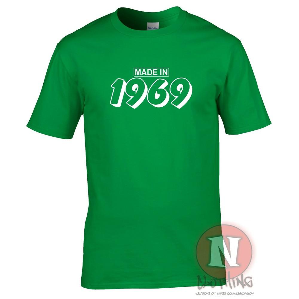 Made In 1969 TShirt Birthday Celebration Present Gift Funny Party Teeshirt