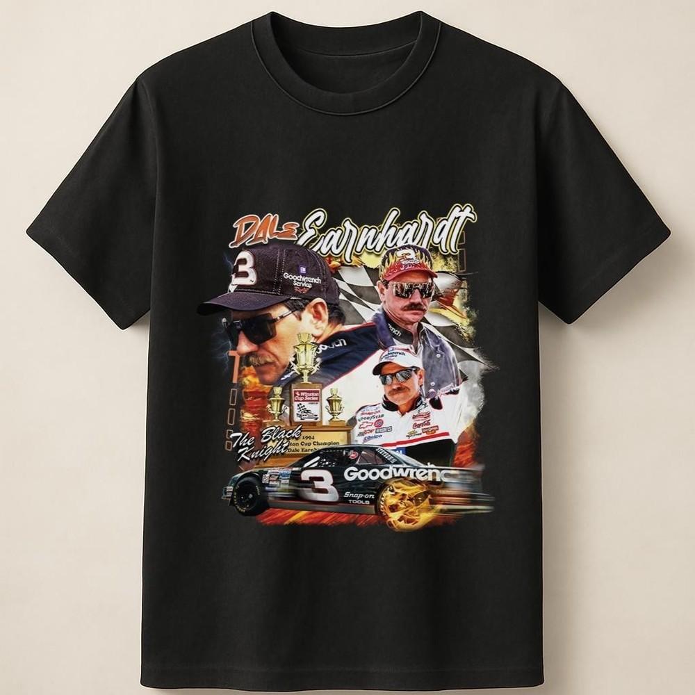 Dale Earnhardt Racing Vintage Car Driver Number 3 Retro Style Unisex T Shirt Unisex T-Shirt XXL