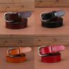 Womens Leather Genuine Waist Belt With Trendy Metal Clasp For Everyday Fashion