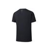Anta Champion Mens Short Sleeve Knitted T-Shirt Summer Sports Tee Men Tops Basic-Black 152620107-4