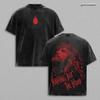 Harajuku Jesus Gothic Y2k T-shirt Washed Oversized T Shirt Men's Clothing Summer Short Sleeve High Quality Polyester Tees Tops