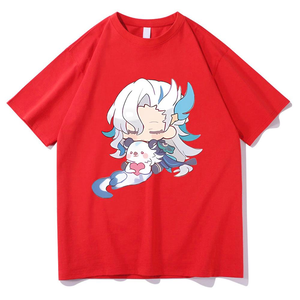 

Genshin Impact Neuvillette T Shirt Fashion Unisex Harajuku Funny Kawaii TShirt Unisex High Quality Anime Casual Cotton Tees Shirts S