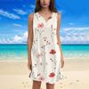 Women's Fashion Floral Print V-Neck Camisole Dress
