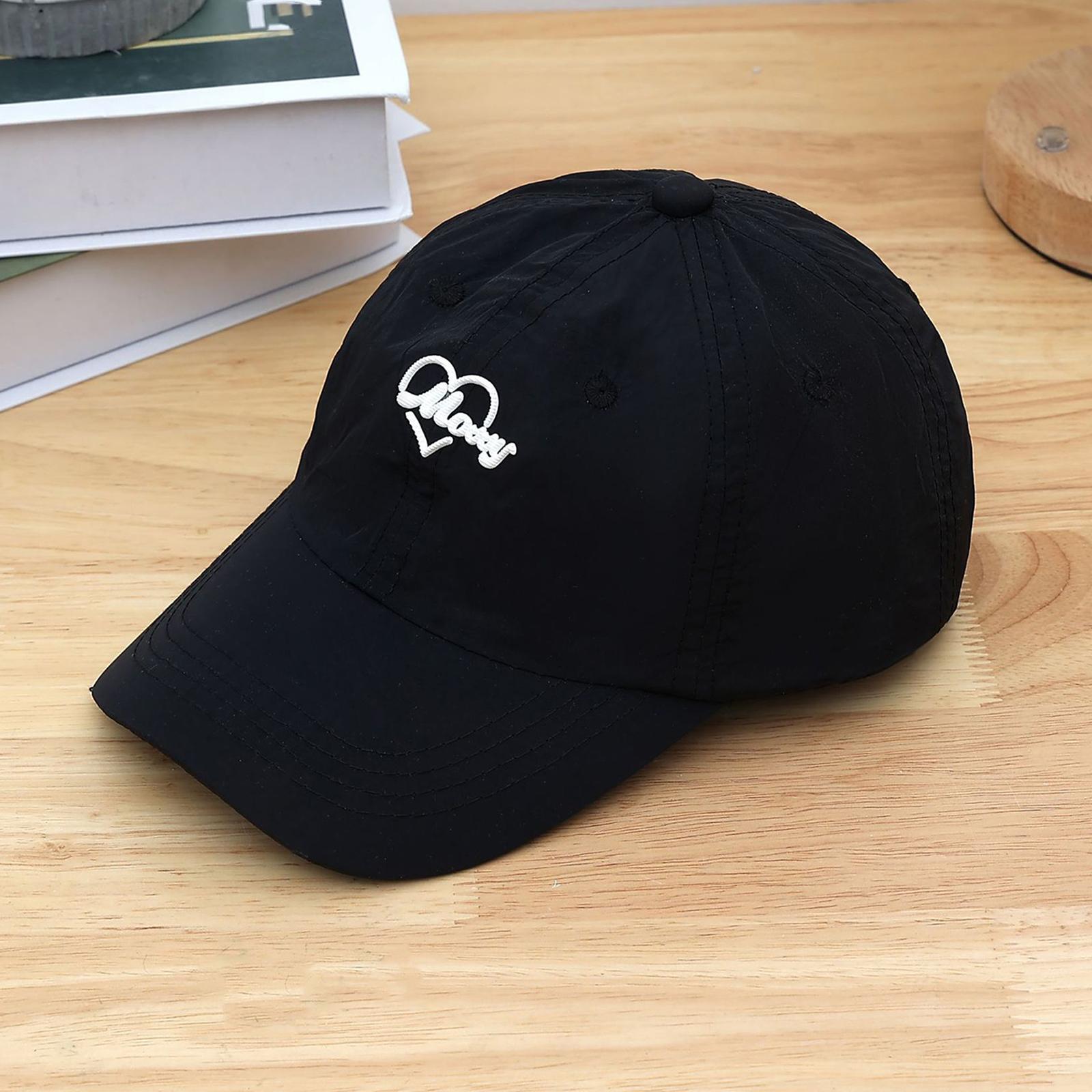 Children s Thin Quick Drying Outdoor Baseball Cap, Baby Baseball Cap One Size чёрный
