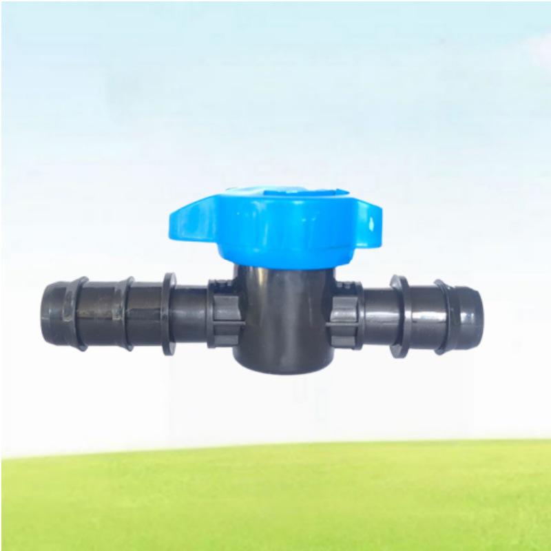 PE Pipe Direct Valve for Gardening and Greenhouses - Large and Small Opening Bypass Valve