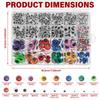 100-1700Pcs Self-Adhesive Googly Eyes Doll Eye Movable Simulation Cartoon Animal Eyeball DIY Kindergarten Children Craft Supplie