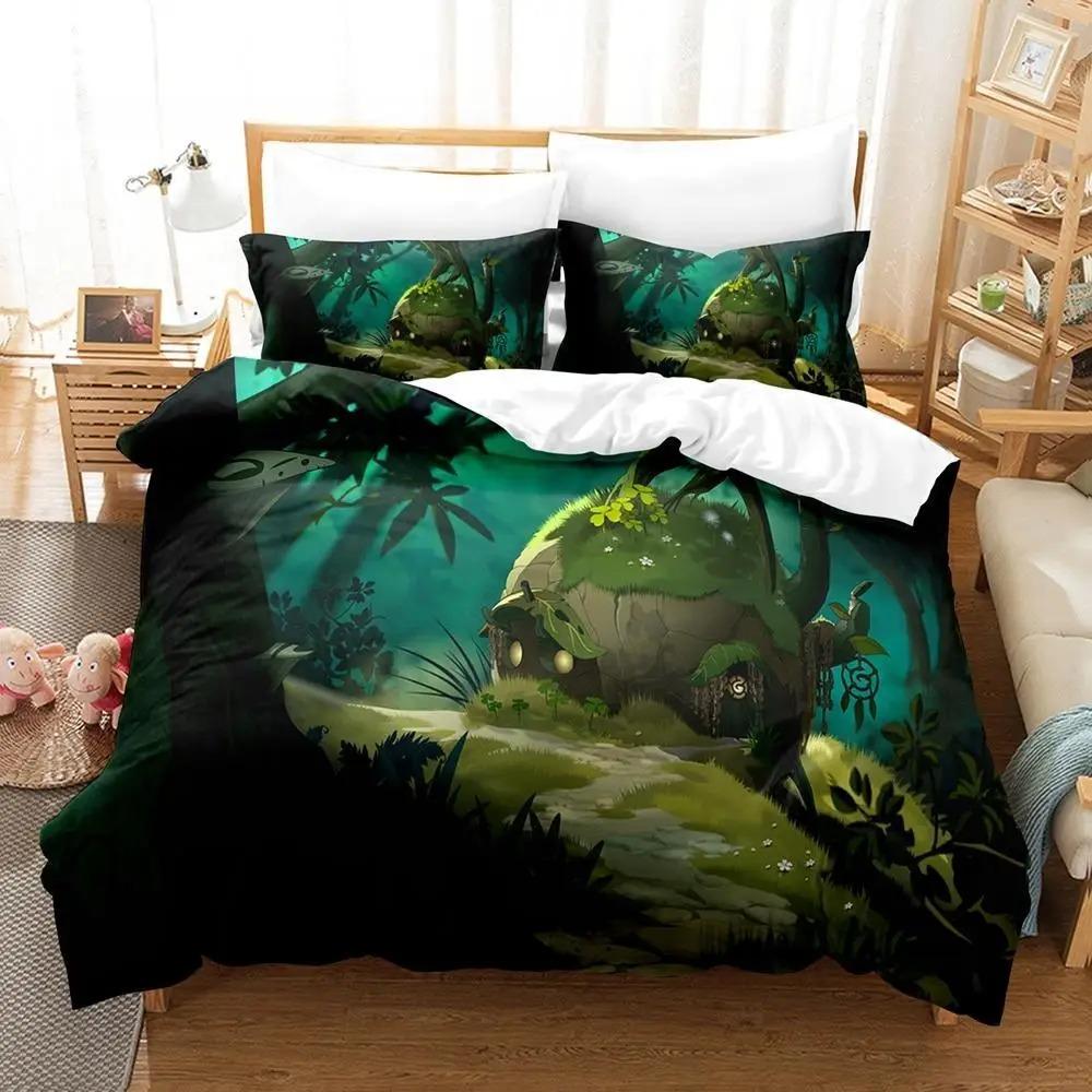 New Wakfu Bedding Set Single Twin Full Queen King Size Bed Set Adult Boys Bedroom Duvet Cover Sets Wakfu 3D Print Bed Sheet Set
