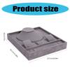 Versatile Jewelry Display Stand Soft Velvets Tray for Protecting and Showcasing Bracelets Necklaces and Earrings Holder