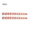 Cute White-bordered Floral Nail Stickers For Women A11