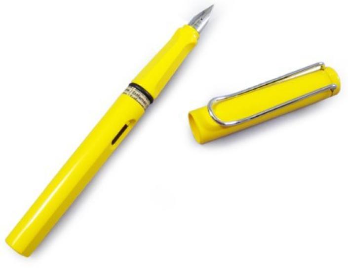 LAMY Safari Reservoarpenna F-spets, Gul, Storlek (Bra), L18-F [Begagnad]