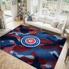Blackburn Rovers Football Design Crystal Velvet Carpet Cozy Non?Slip Printed Rug For Bedroom Living Room Entrance