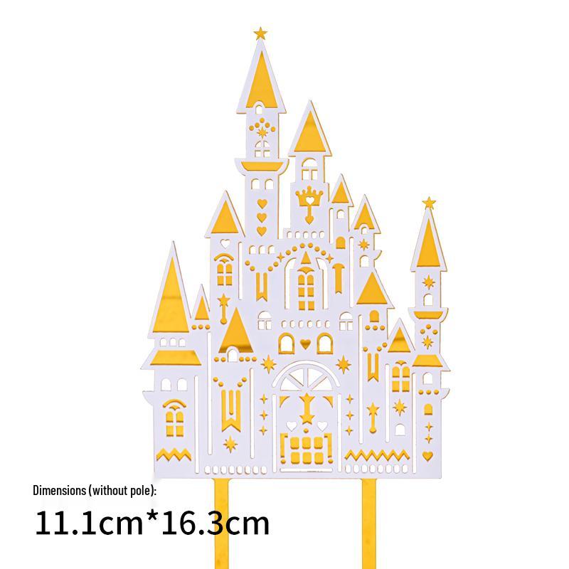 Princess and Prince Ferris Wheel Cake Topper for Birthday Decoration