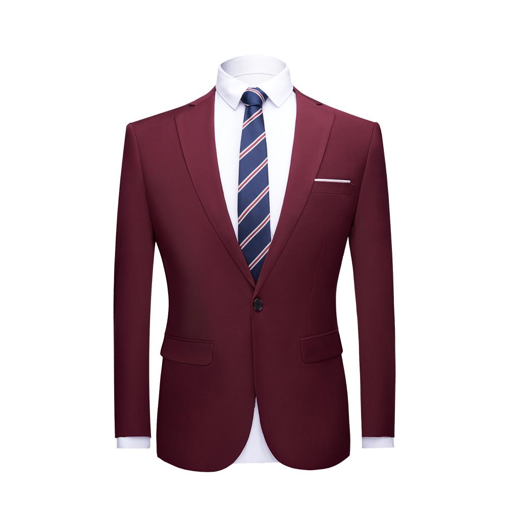 Men's Slim Fit Casual Blazer - Business & Groomsman Jacket