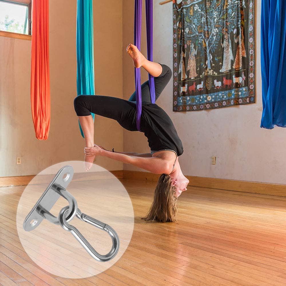 Odowalker Pad Eye Hook Ceiling Hook Hook Metal Shade Hook Eye Plate Stainless Steel