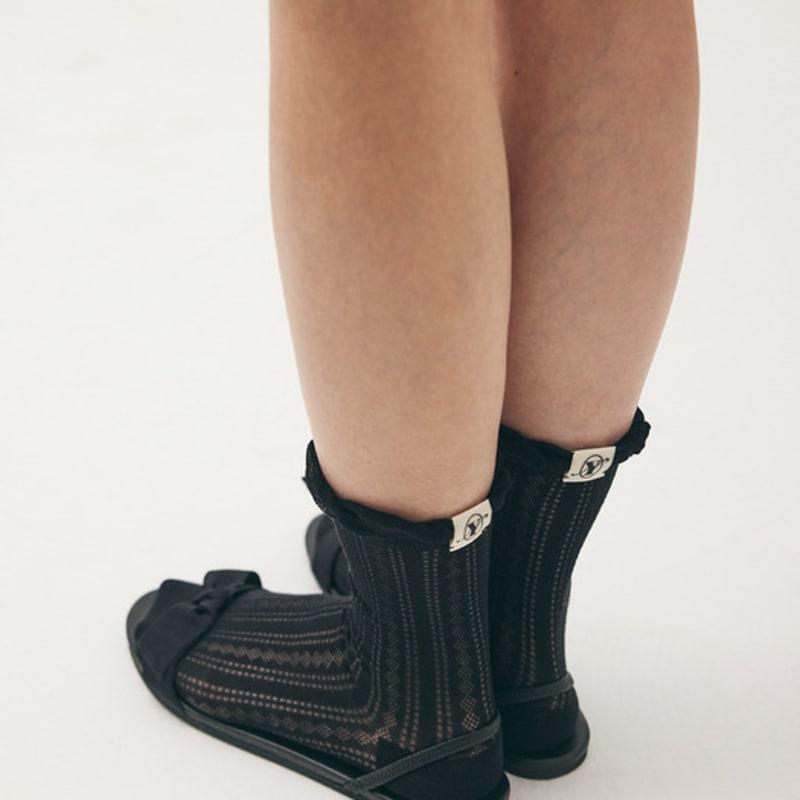 Your name Here Frill Point Lace Socks (3COL) Y5A009