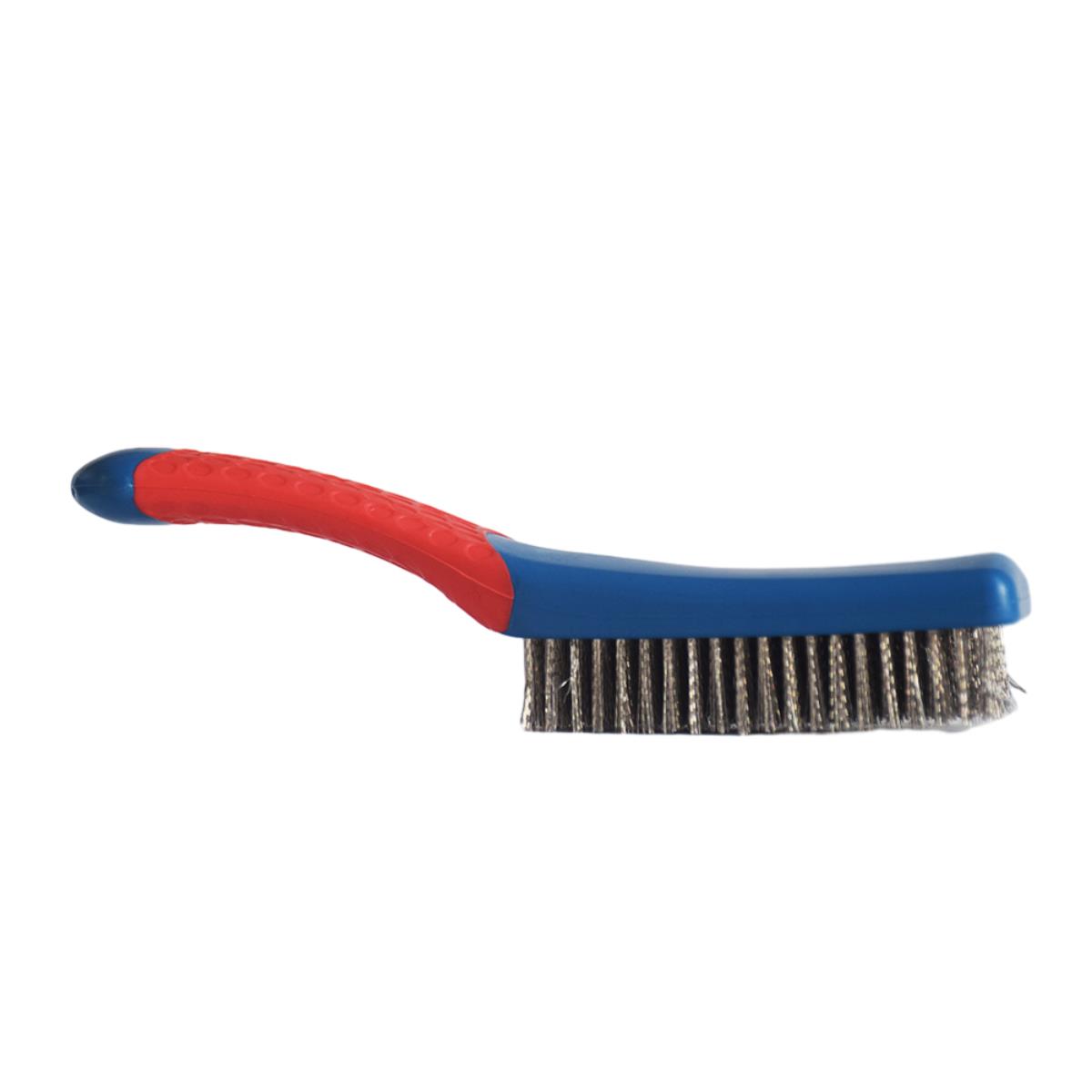 

Wire Brush Duty Stainless Bristles For Rust Wielding Slag Dirt & Paint Scrubbing With Deep Cleaning With Plastic Handle Grip