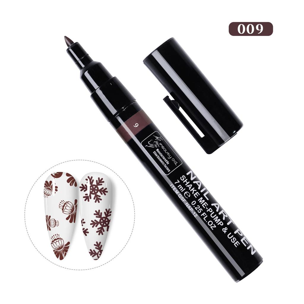 Instrumente Nail Art Pensulă Pictură 3D, Pensulă Pictură Unghii, Pictor Unghii Manichiură DIY Pensulă Lac de Unghii