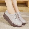 Rocking shoes women's platform autumn new versatile muffin soft sole not tired feet casual shoes mother dancing single shoes