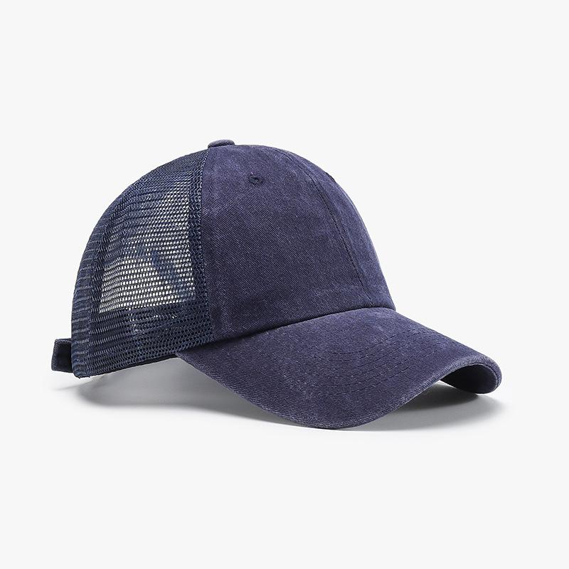 New Retro Sun Hat - Suitable for Both Men and Women Outdoor UV Resistant Mesh Hat Men and Women's Retro Fashion Baseball Cap