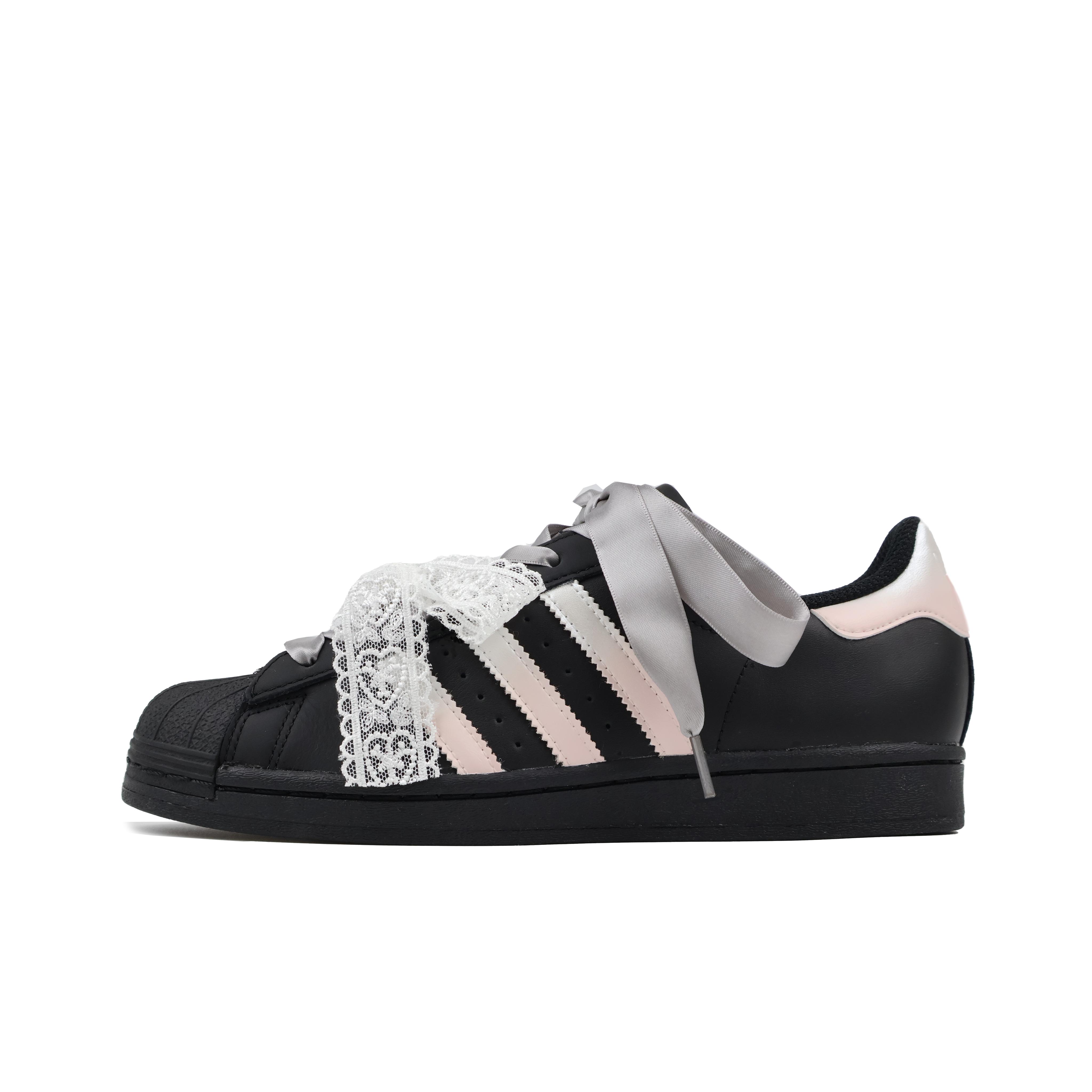 

Adidas Originals SUPERSTAR Shell Head 2.0 Ballet Waltz Lightweight Low top Skateboard Shoes Unisex Black Silver EG4959(Team384-A) 35⅔